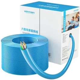 Vention Bobina de Cable de Red Cat6 UTP 23AWG 305m Azul